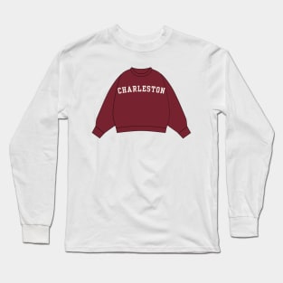 Charleston Varsity Sweatshirt Sticker Long Sleeve T-Shirt